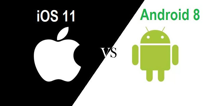 Android Oreo vs iOS 11